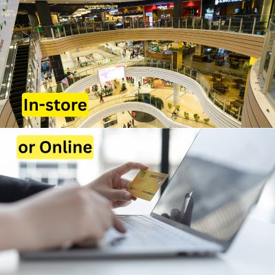 Instore or online purchasing, which do you prefer?